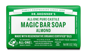 Dr. Bronner's All-One Pure Almond Castile Bar Soap 5 oz