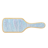 Bamboo Paddle Brush in Blue Sugar