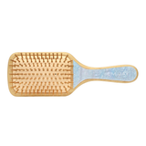 Bamboo Paddle Brush in Blue Sugar