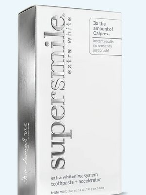 Supersmile Extra Whitening System Fluoride Free Triple Mint 3.4 oz