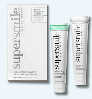 Supersmile Extra Whitening System Fluoride Free Triple Mint 3.4 oz