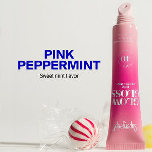 Supergoop Glow Gloss SPF 40 Lip Balm Pink Peppermint