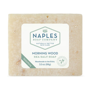 Naples Soap Company Morning Wood Sea Salt Soap Natural Soap 4.5 oz