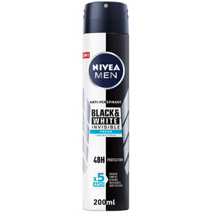 Nivea Men Black & White Invisible 48hr Fresh XL 200ml