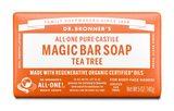 Dr. Bronner's All-One Pure Tea Tree Castile Bar Soap 5 oz