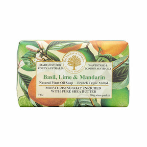 Wavertree & London 7oz Bar Soap - Basil, Lime & Mandarin