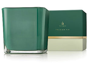 Thymes Frasier Fir Large Emerald Grand Noble Candle 15 oz