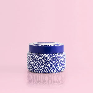 Capri Blue Volcano Blue Printed Travel Tin 8.5 oz