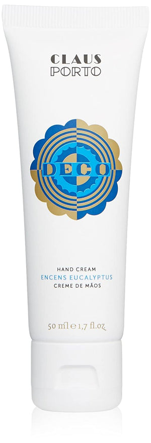 Claus Porto Deco Hand Cream, Encens Eucalyptus, 1.7 Fl Oz