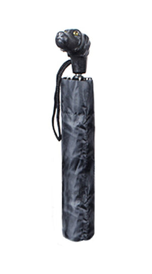 Concord Black Labrador Retriever Head Handle Umbrella