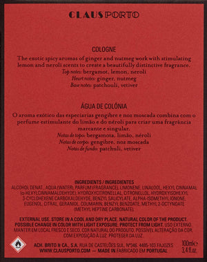 Claus Porto Musgo Real Aqua De Colonia Spiced Citrus 3.4 oz