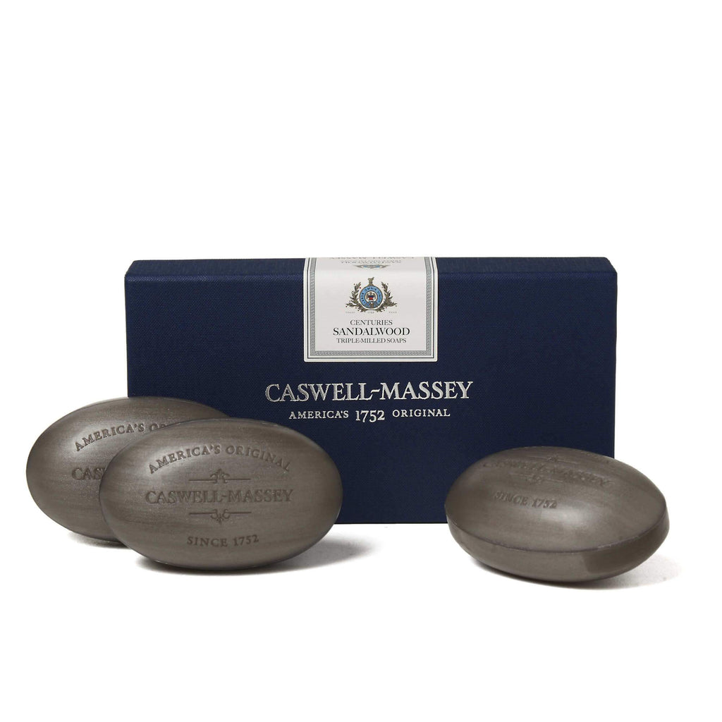Caswell-Massey Centuries Sandalwood Three-Soap Set