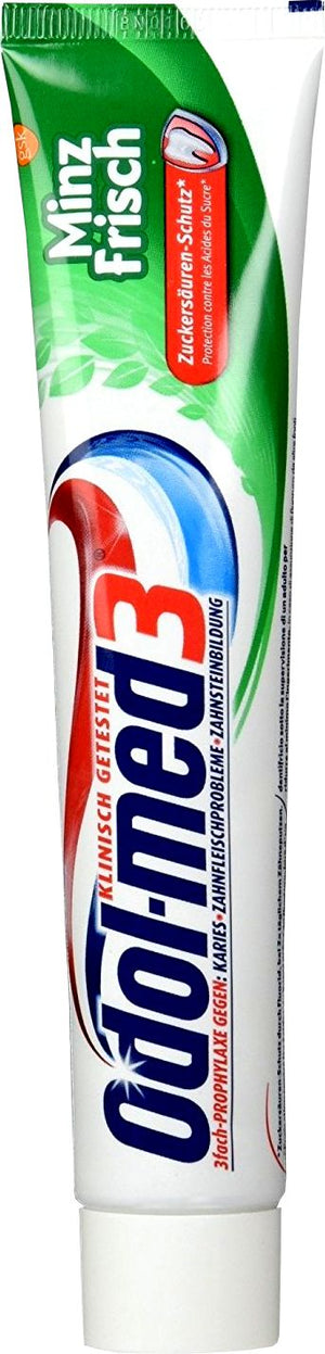 Odol Med 3 Mint Fresh Toothpaste, 75 ml
