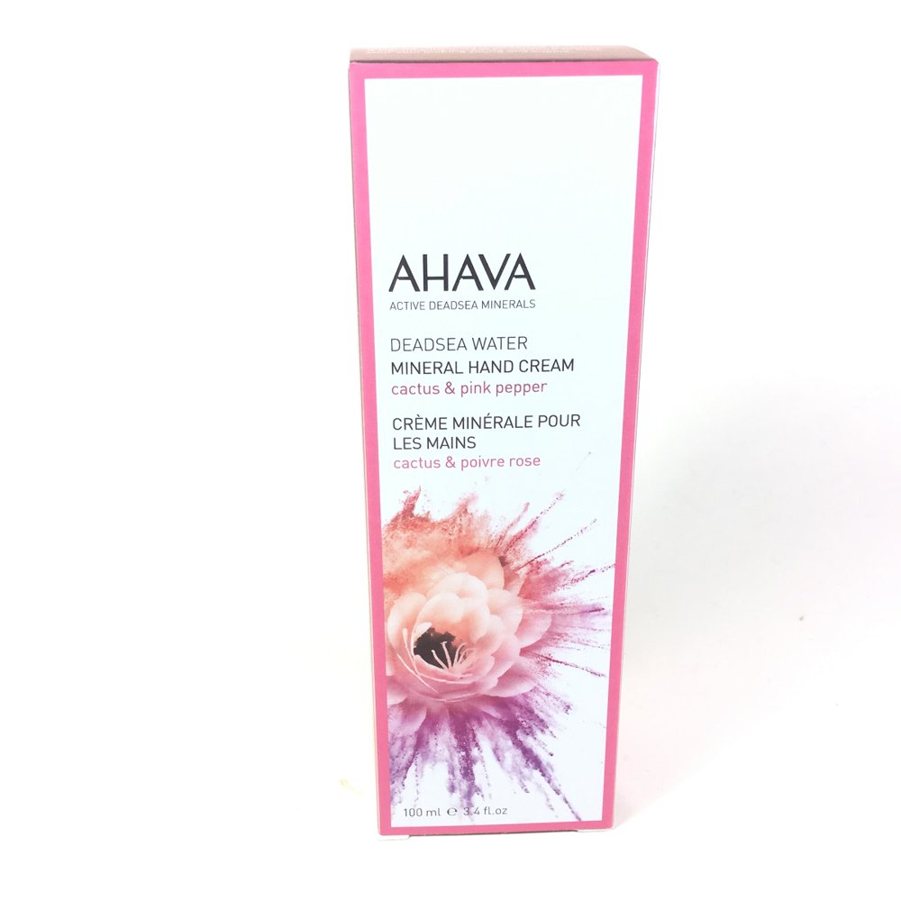 Ahava Active Deadsea Mineral Hand Cream Cactus & Pink Pepper 3.4 oz