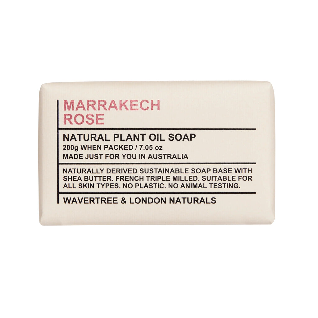 Wavertree & London Marrakech Rose Soap Bar 200g
