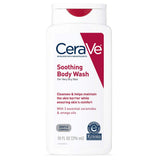 CeraVe Soothing Body Wash Dry Skin Relief & Eczema Treatment for Itchy Skin