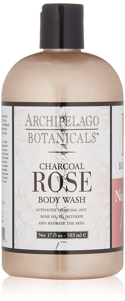 Archipelago Botanicals Charcoal Rose Body Wash