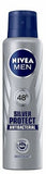 Nivea for Men Silver Protect Dynamic Power Anti-Bacterial Antiperspirant Spray 5 oz.