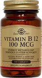 Vitamin B12, 100 Tablets