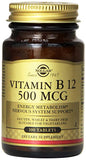 Vitamin B12, 100 Tablets