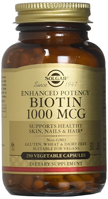 Biotin 1,000 mcg, 250 Vegetable Capsules
