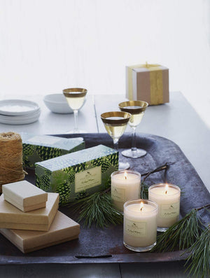 Soap and Paper Factory Roland Pine Votive Trio