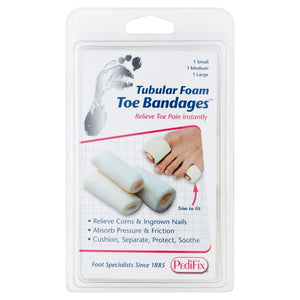 Tubular-Foam Toe Bandages #P337