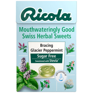 Ricola Bracing Glacier Peppermint Swiss Herbal Sweets 45g