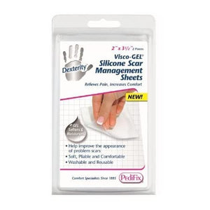 Pedifix Dexterity Visco GEL Silicone Scar Sheet , 4" x 6", 1 Sheet