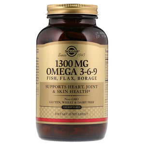 1300 mg Omega 3-6-9 Softgels