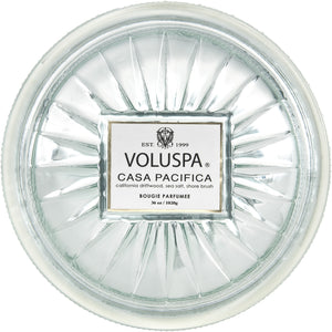 Voluspa Casa Pacifica 3 Wick Glass Candle 36 oz