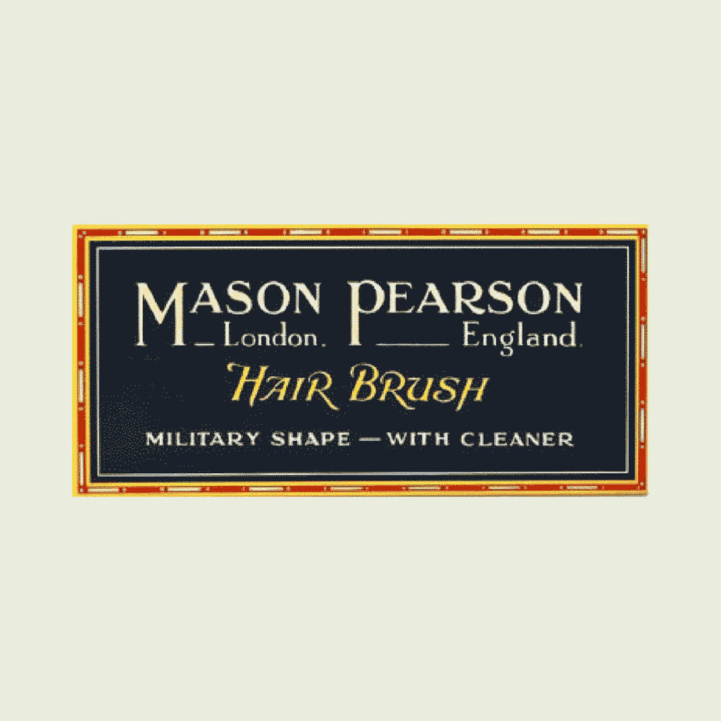 Mason Pearson Popular Military Boar Bristle Hair Brush BN1M Dark Ruby