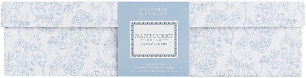 Crabtree & Evelyn Paper Drawer Liner Nantucket Briar 12 inch x 22.5 inch 8 Sheets