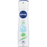 Nivea Fresh Pure 0 % Aluminum Salts Spray Deodorant -150 ml