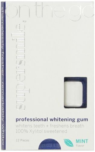 Supersmile Whitening Gum, 12 Count