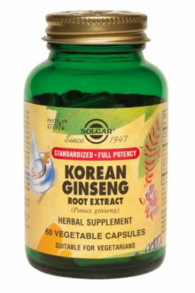 Korean Ginseng Root Extract Vegetable Capsules
