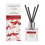 Via Mercato Natale Petite Reed Diffuser - Winter Berry 1.7 oz