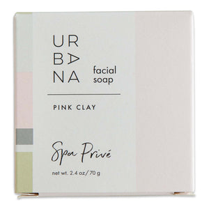 Urbana Spa Prive Facial Soap Bar - Pink Clay 2.4 oz