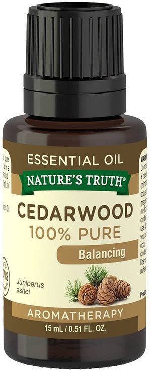 Nature's Truth Pure Essential Oil, Cedarwood 0.51 fl oz