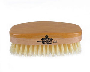 Kent Men's Finest Pure Soft White Bristle Rectangular Brush MS23D
