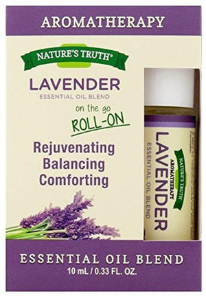 Nature's Truth Essential Oil Roll-On Blend, Lavender, 0.34 Fluid Ounce