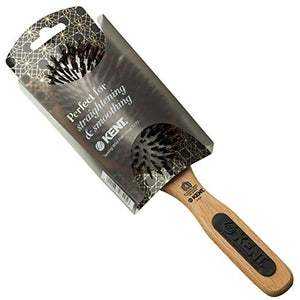 Kent PF07 Natural Shine Large Rubber Cushion Pure Bristle Hair Brush