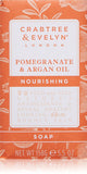 Crabtree & Evelyn Nourishing Pomegranate & Argan Oil Bar Soap 5.5 oz