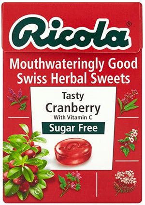 Ricola Tasty Cranberry Mint Drops 45g