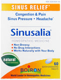 Boiron Sinusalia, Natural Sinus Relief Medicine, 60 Tablets