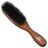 Kent Ladies Finest Dark Wood Pure Black Bristle Narrow Brush LR6