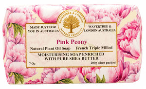 Wavertree & London Pink Peony soap bar 8 Oz