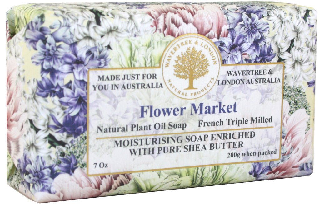 Wavertree & London Flower Market soap bar 200g