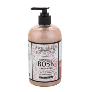 Archipelago Botanicals Charcoal Rose Hand wash 17 oz