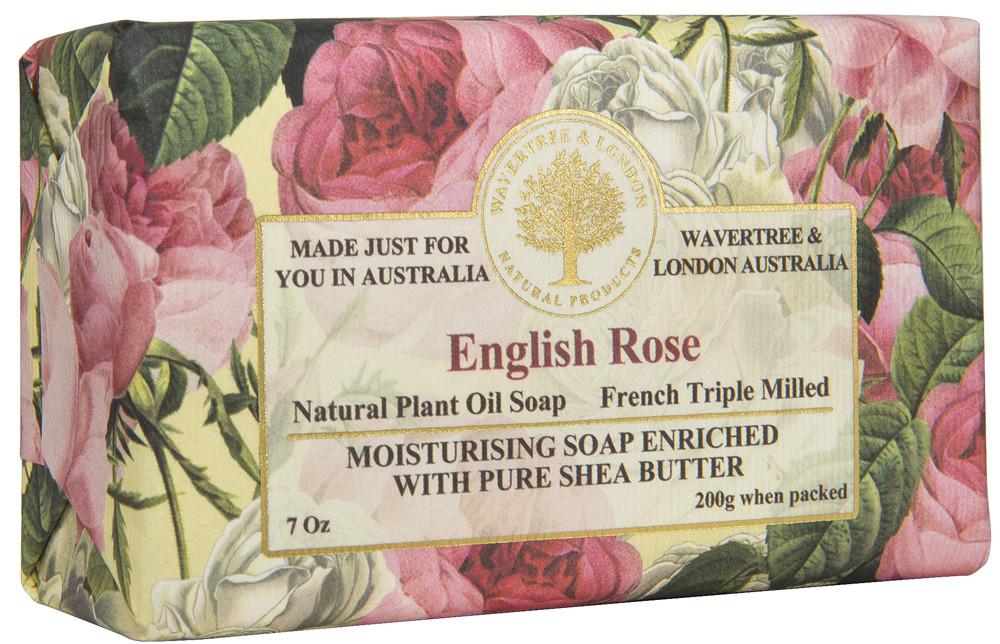 Wavertree & London English Rose Soap Bar 8 Oz